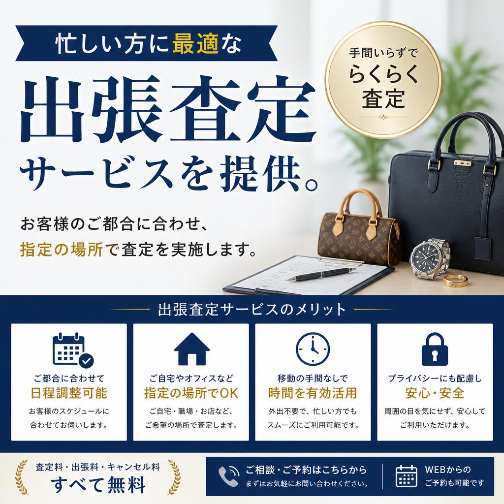 3. 出張査定での利便性