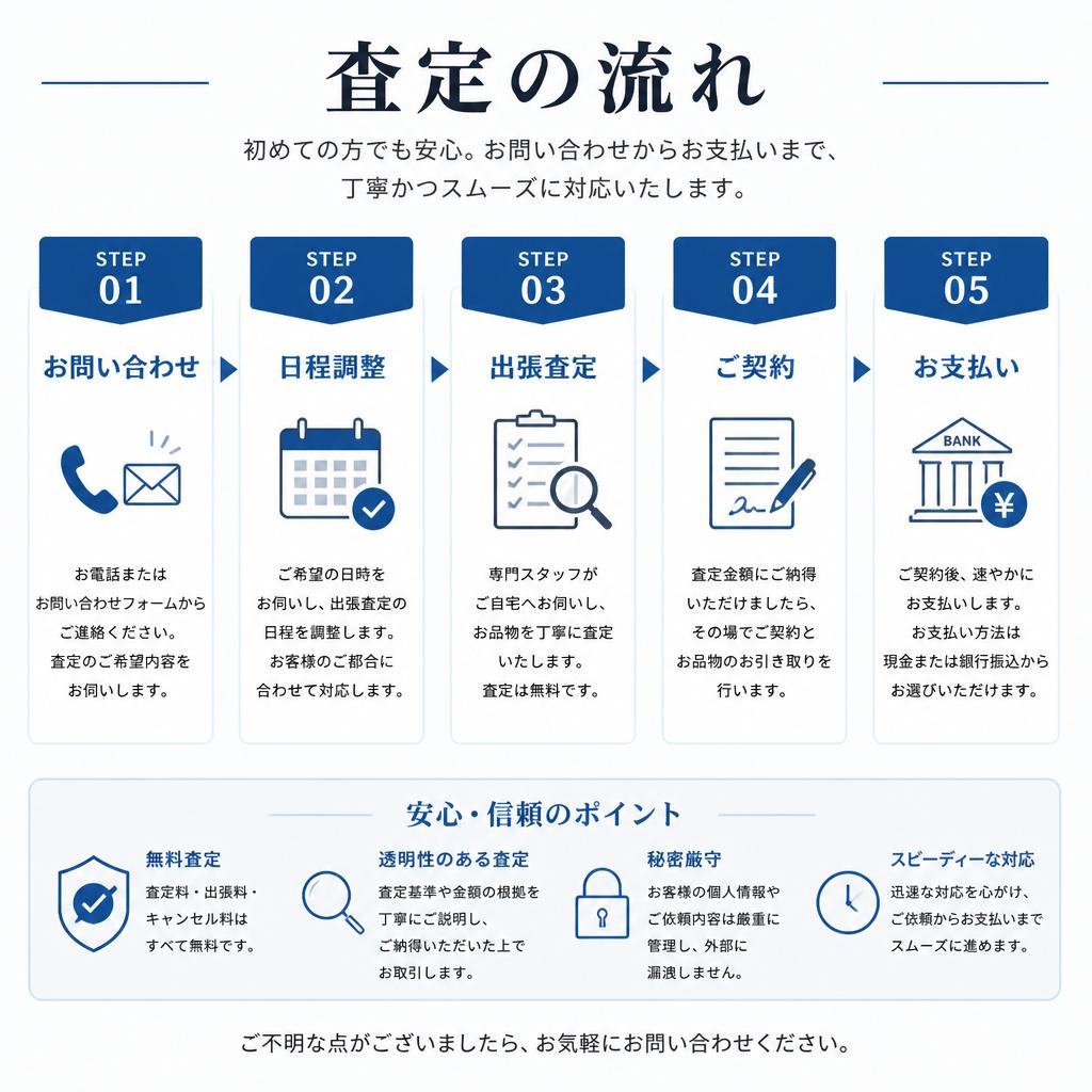 簡単査定のフロー