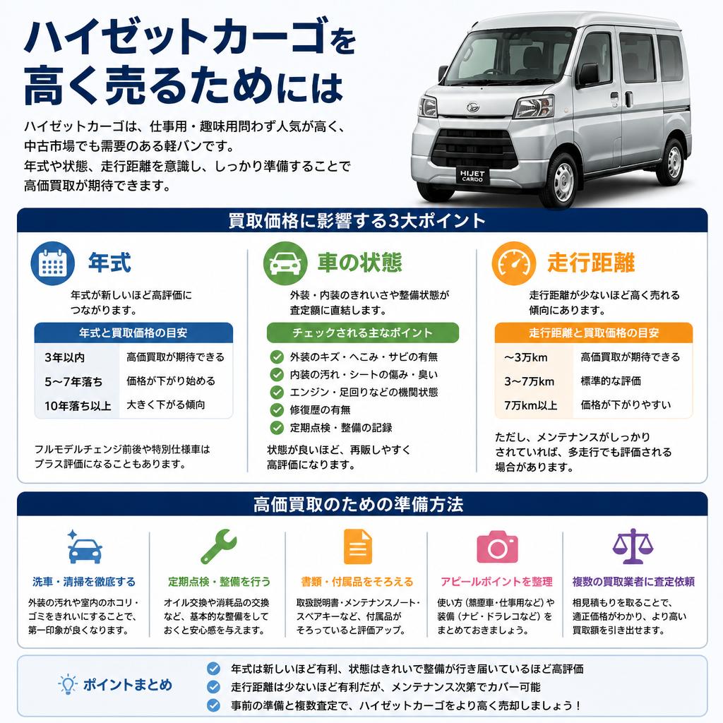 無駄なく高く売るためのポイント