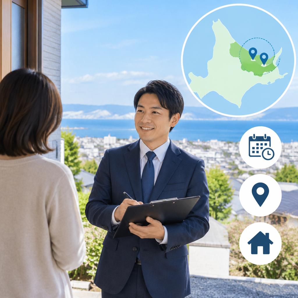 自宅や指定場所で査定。オホーツク地域へ無料出張